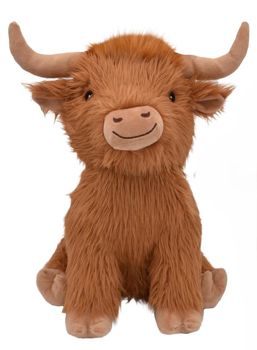 Happy Pet Highland Cow Jumbo Brown 36cm
