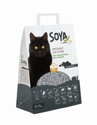 M-PETS SOYA Cat Litter CHARCOAL - 6kg 15 L