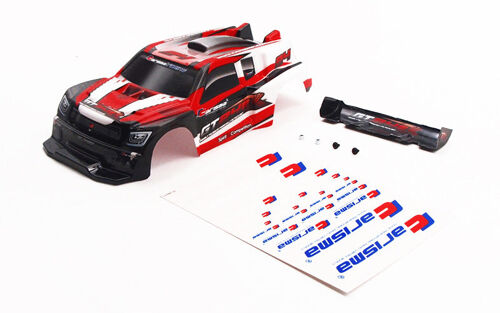 Carisma RC - GT24R Red Pre-painted Body With Wing WB 119mm