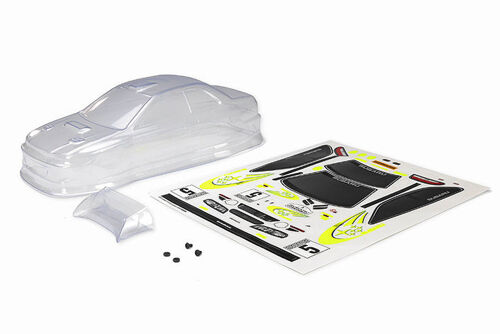 Carisma RC - GT24 Subaru WRC Clear Body Set WB 121mm