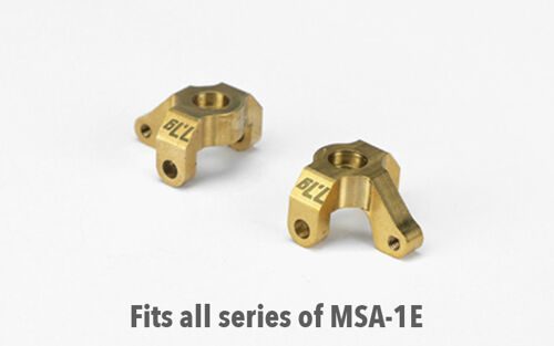 Carisma RC - MSA-1E Brass Steering Knuckles 7.7g (1 Pair)