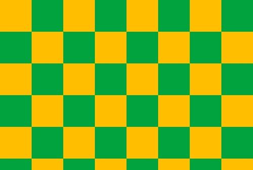 Oracover - Fun 3 (25mm Square) Cadm. Yellow + Green ( Length : Roll 10m , Width : 60cm )