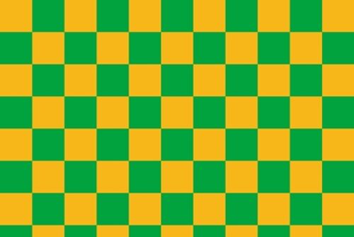 Oracover - Fun 4 (12,5mm Square) Cadm. Yellow + Green ( Length : Roll 10m , Width : 60cm )