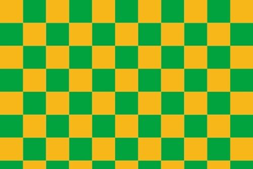 Oracover - Orastick - Fun 4 (12,5mm Square) Cadm. Yellow + Green ( Length : Roll 10m , Width : 60cm )