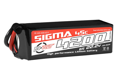 RC Plus - Li-Po batterij - Sigma 45C - 4200 mAh - 6S1P - 22.2V - XT-60