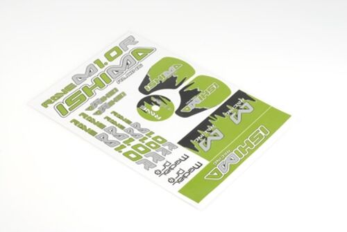 Ishima Racing - Sticker Sheet Rave M1.0R