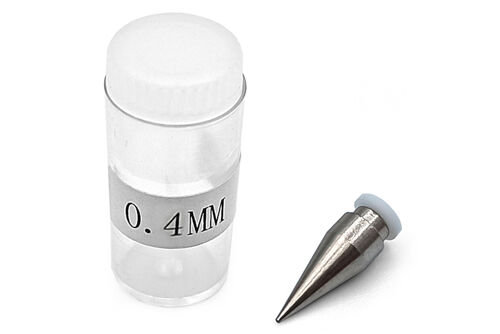 BittyDesign - Cone Nozzle thread-free std. 0,4mm for Michelangelo bottle-feed airbrush dual-action