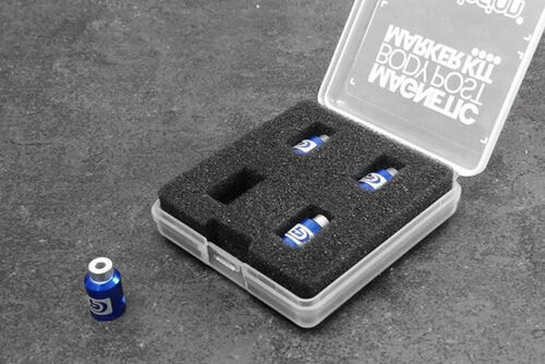 BittyDesign - Body Post Marker kit Blue - 1/10 scale Model Cars