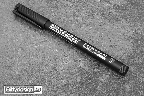 BittyDesign - Marker Pen Permanent for RC bodies and most surfaces