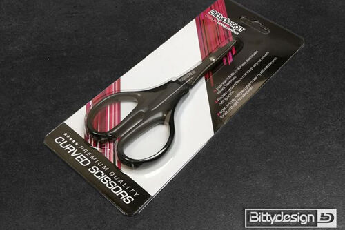 BittyDesign - 5.5" Modeling Plastic Cutting Scissors - Curved tip