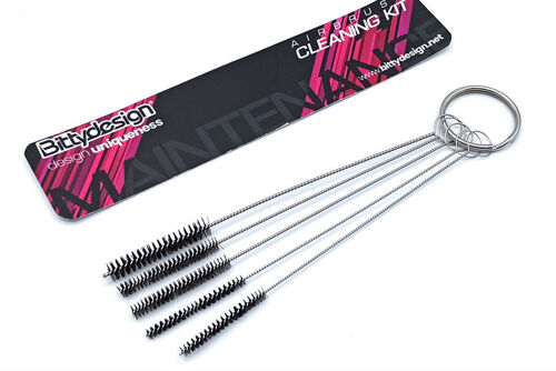 BittyDesign - Airbrush Cleaning set (5 nylon brushes sizes)