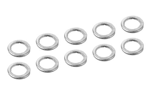 Team Corally - Alum. Shim Ring - ID 3mm - OD 4mm - 0.5mm - 10 pcs