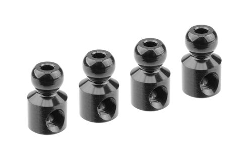 Team Corally - Ball End 4.8mm - for Anti Roll Bar - Alu. - 4 pcs
