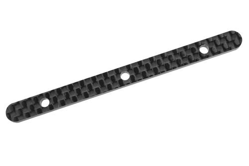 Team Corally - Chassis Brace Stiffener - Rear - fits part C-00180-016 - Graphite 2.5mm - 2 pcs