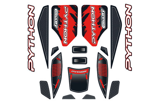 Team Corally - Body Decal Sheet - Python XP 6S - 2021 - 1 pc