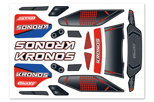 Team Corally - Body Decal Sheet - Kronos XP 6S - 2021 - 1 pc