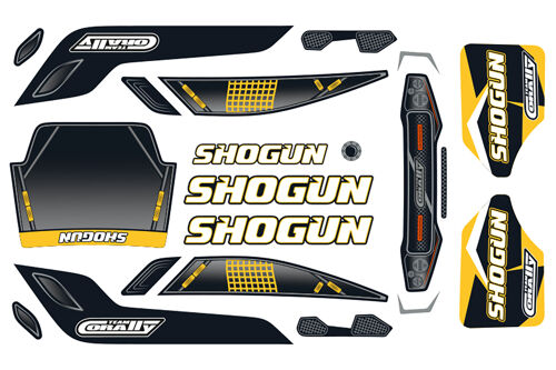 Team Corally - Body Decal Sheet - Shogun XP 6S - 2021 - 1 pc