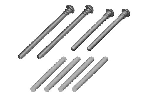 Team Corally - Arm Pin Set - 1 Set