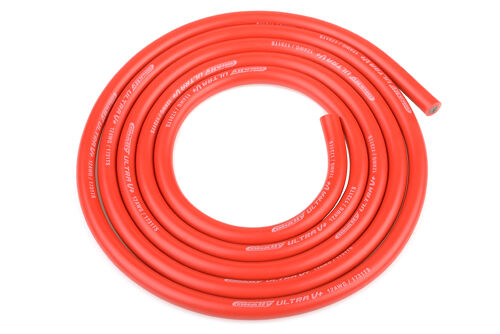 Team Corally - Ultra V+ Silicone Wire - Super Flexible - Red - 12AWG - 1731 / 0.05 Strands - ODø 4.5mm - 1m