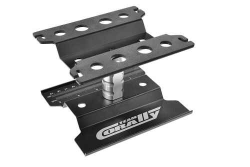 Team Corally - Car Stand - Aluminium - Black - 1 Set