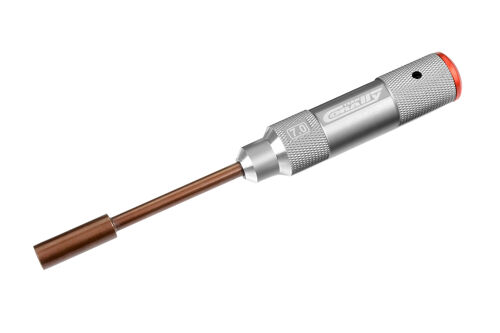 Team Corally - Factory Pro Tool - Hardened Tip - Alu Grip - Nut M4 7.0mm