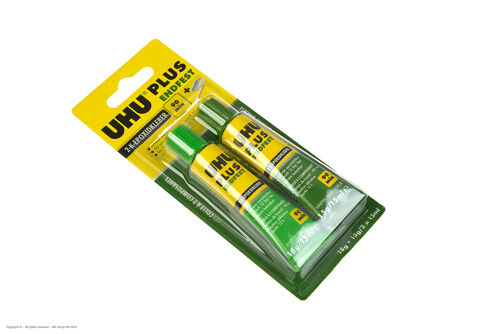 UHU - Plus Endfest 300 - 33 g (2x 15 ml) - Universal strong dual-component epoxy adhesive