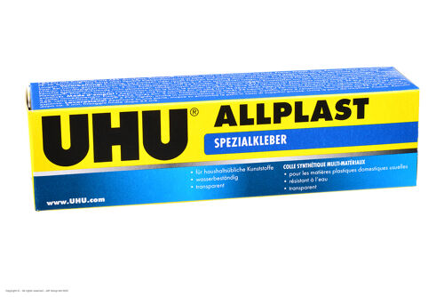 UHU - Allplast - 30 g - Kraftvoller Universalklebstoff für Kunststoffe