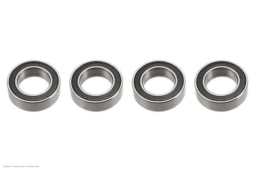 Revtec - Ball Bearing - Chrome Steel - ABEC 3 - Rubber Shielded - 6X10X3 - MR106-2RS - 4 pcs