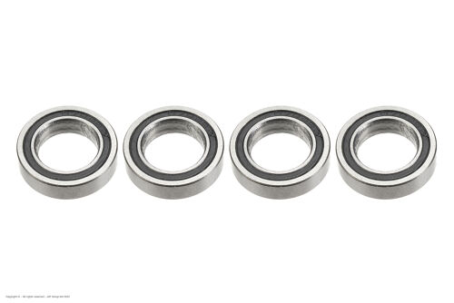 Revtec - Ball Bearing - Chrome Steel - ABEC 3 - Rubber Shielded - 10X16X4 - MR1016-2RS - 4 pcs