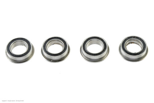 Revtec - Ball Bearing - Chrome Steel - ABEC 3 - Rubber Shielded - 5X8X2,5 - Flanged - MF85-2RS - 4 pcs
