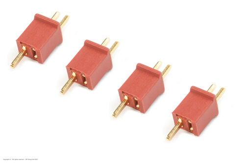 Revtec - Connector - Mini Deans - Gold Plated - 4 pcs