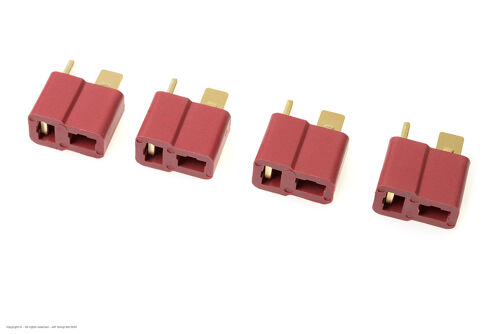 Revtec - Connector - Deans - Gold Plated - Female - 4 pcs