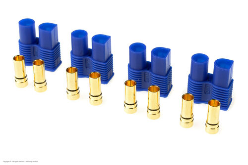 Revtec - Connector - EC-3 - Gold Plated - Male - 4 pcs