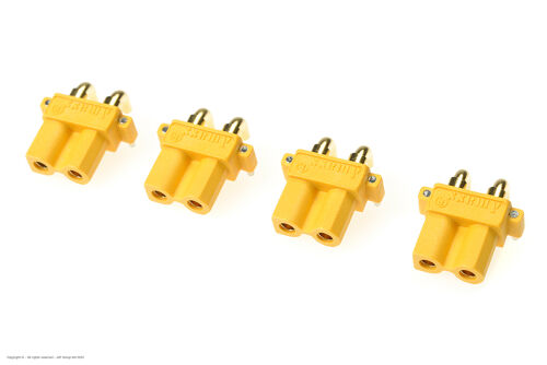 Revtec - Connector - XT-30PW - Gold Plated - Male - 4 pcs