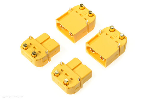 Revtec - Connector - XT-60PW - Gold Plated - Male + Female - 2 pairs