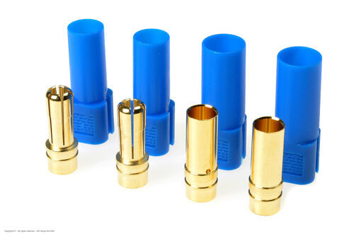 Revtec - Connector - XT-150 - Gold Plated - Male + Female - Blue - 2 pairs