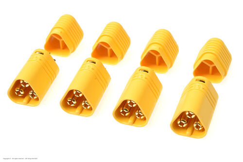 Revtec - Connector - MT-60 3-Pole - Gold Plated - Female - 4 pcs