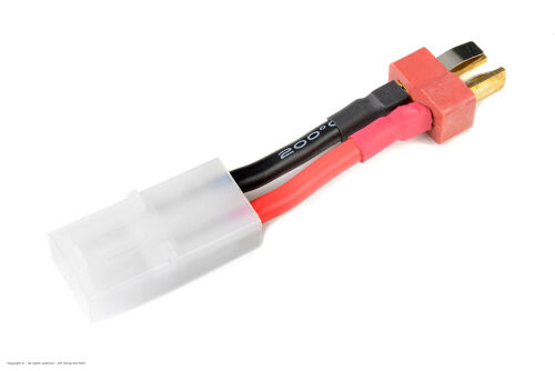 Revtec - Power Adapter Lead - Tamiya Plug <=> Deans Plug - 14AWG Silicone Wire - 1 pc