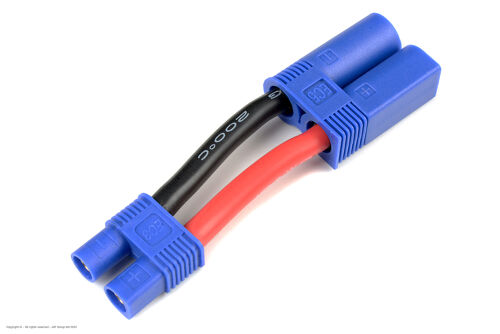 Revtec - Power Adapter Lead - EC-3 Socket <=> EC-5 Plug - 12AWG Silicone Wire - 1 pc