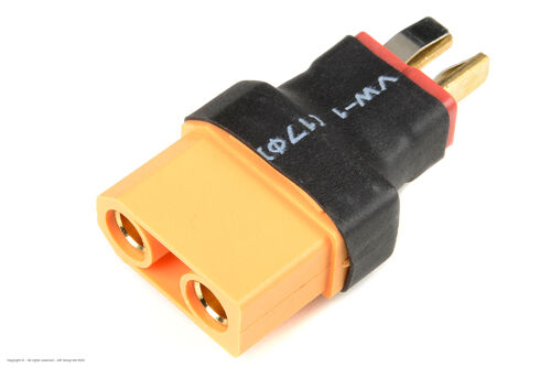 Revtec - Power Adapter Connector - Deans Socket <=> XT-90 Socket - 1 pc