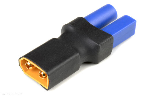 Revtec - Power Adapter Connector - XT-60 Plug <=> EC-5 Socket - 1 pc