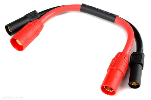 Revtec - Power Extension Lead - XT-150 + AS-150 Anti Spark - 10AWG Silicone Wire - 12cm - 1 pc