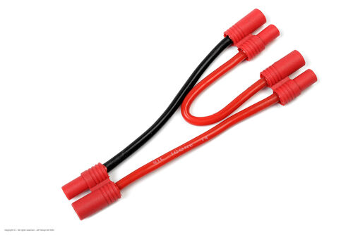 Revtec - Power Y-Lead - Serial - 3.5mm Gold Connector - 14AWG Silicone Wire - 12cm - 1 pc