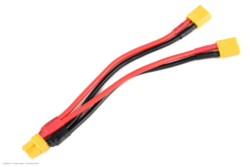 Revtec - Power Y-Lead - Parallel - XT-30 - 14AWG Silicone Wire - 12cm - 1 pc