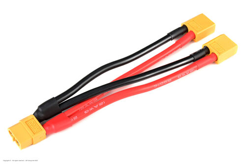 Revtec - Power Y-Lead - Parallel - XT-60 - 12AWG Silicone Wire - 12cm - 1 pc