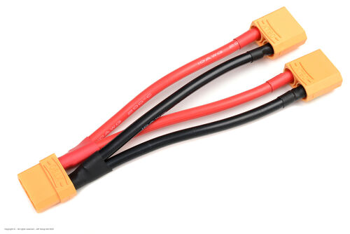 Revtec - Power Y-Lead - Parallel - XT-90 - 10AWG Silicone Wire - 12cm - 1 pc