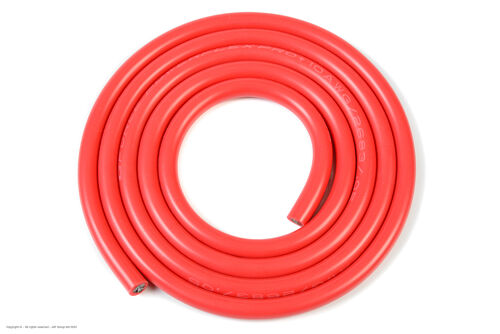 Revtec - Silicone Wire - Powerflex PRO+ - Red - 10AWG - 2683/0.05 Strands - OD 5.5mm - 1m