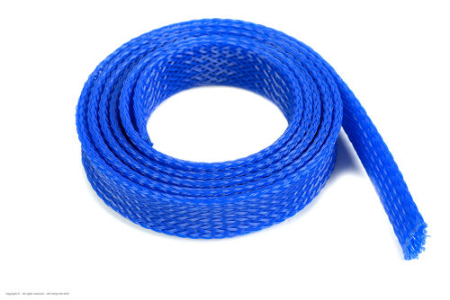 Revtec - Wire Protection Sleeve - Braided - 14mm - Blue - 1m