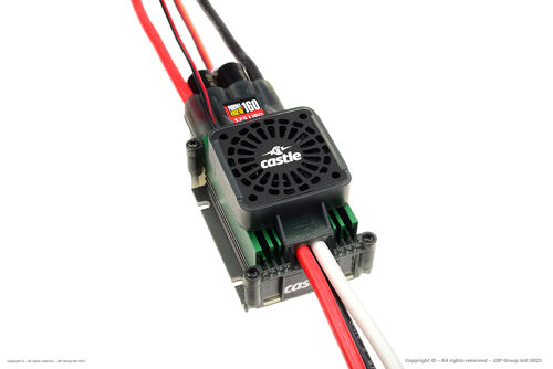 Castle Creations - Phoenix Edge 160 HV-F - High Performance Air-Heli High Voltage Brushless Controller - Cooling Fan - Datalogging - Telemetry Capable - Aux. Wire - 6-12S - 160A - Opto