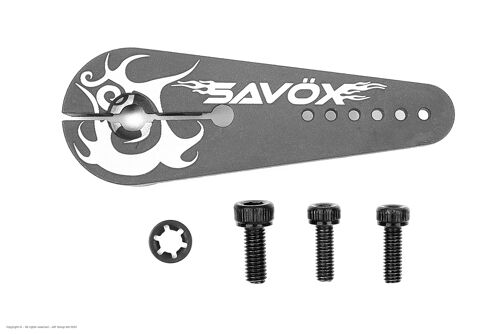 Savox - Servohebel - 82M - Aluminium -  für Metall Getriebe Servos mit 25Z